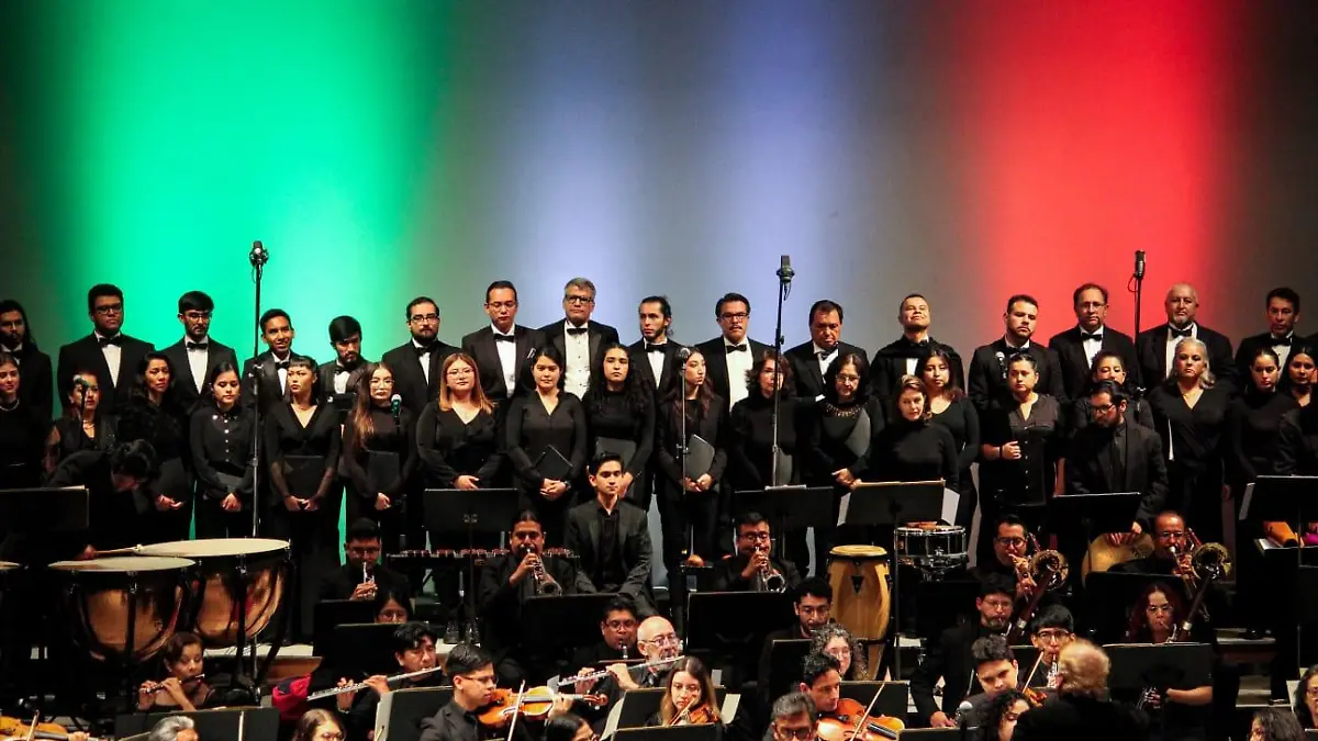 Orquesta Sinfónica de Michoacán y el Coro de la Secretaría de Cultura